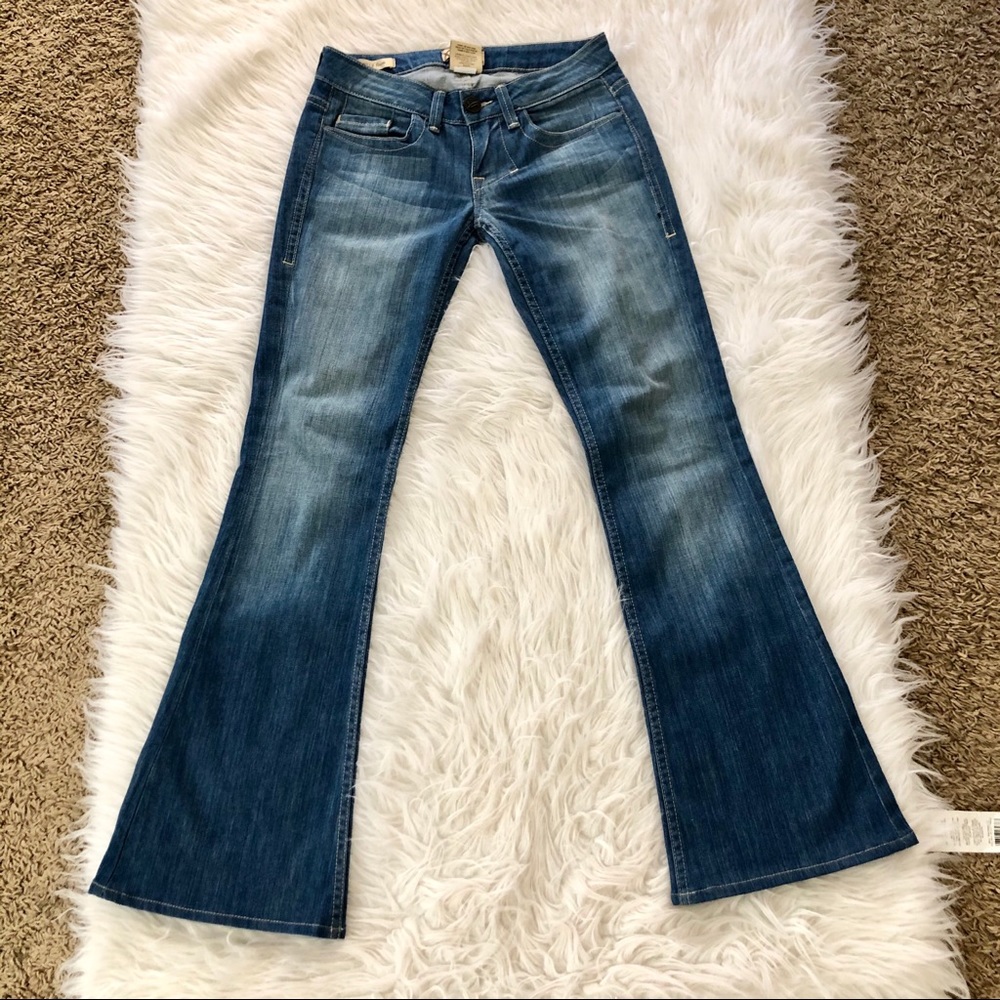 William Rast belle flare blue jeans, size 23